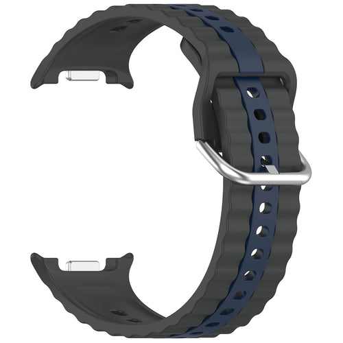 Techsuit - Watchband (W078) - Samsung Galaxy Watch8 40mm/Watch8 44mm/Watch8 Classic - Shadow Gray