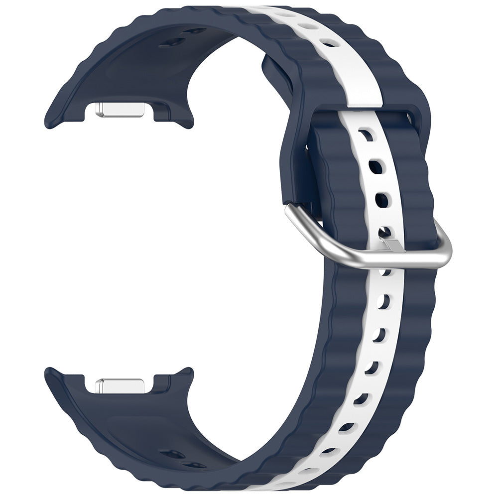 Techsuit - Watchband (W078) - Samsung Galaxy Watch8 40mm/Watch8 44mm/Watch8 Classic - Dark Denim