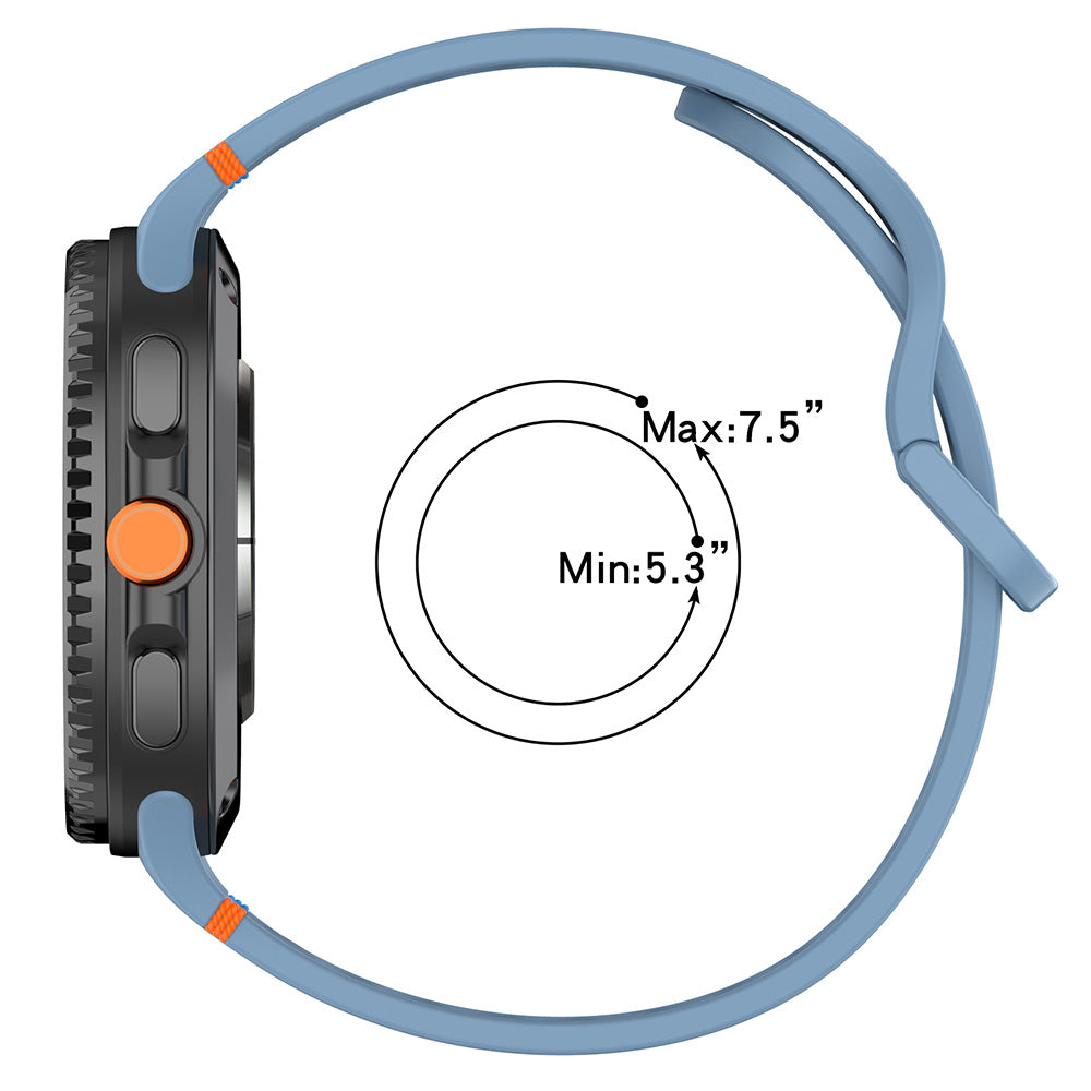 Techsuit - Watchband (W079) - Samsung Galaxy Watch8 40mm/Watch8 44mm/Watch8 Classic - Black