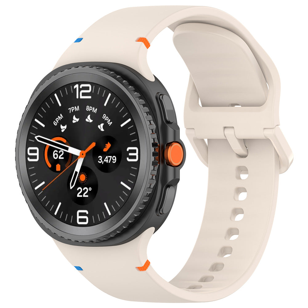 Techsuit - Watchband (W079) - Samsung Galaxy Watch8 40mm/Watch8 44mm/Watch8 Classic - Cashmere Cream