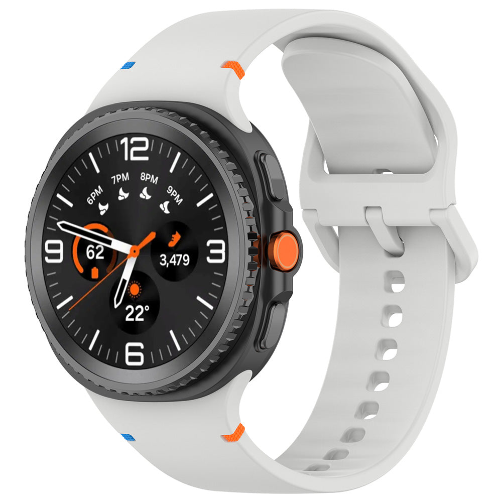 Techsuit - Watchband (W079) - Samsung Galaxy Watch8 40mm/Watch8 44mm/Watch8 Classic - Gray