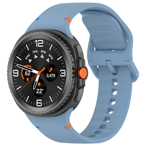 Techsuit - Watchband (W079) - Samsung Galaxy Watch8 40mm/Watch8 44mm/Watch8 Classic - Denim Blue