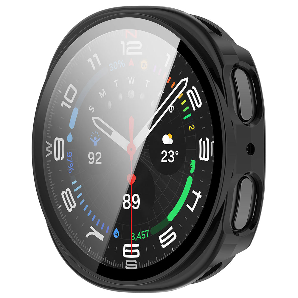 Techsuit - Defense360 Pro + Screen Protector - Samsung Galaxy Watch8 40mm - Black