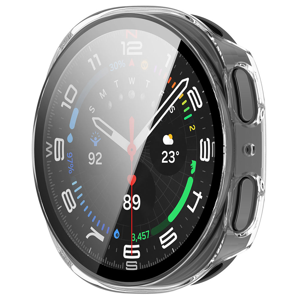 Techsuit - Defense360 Pro + Screen Protector - Samsung Galaxy Watch8 40mm - Clear
