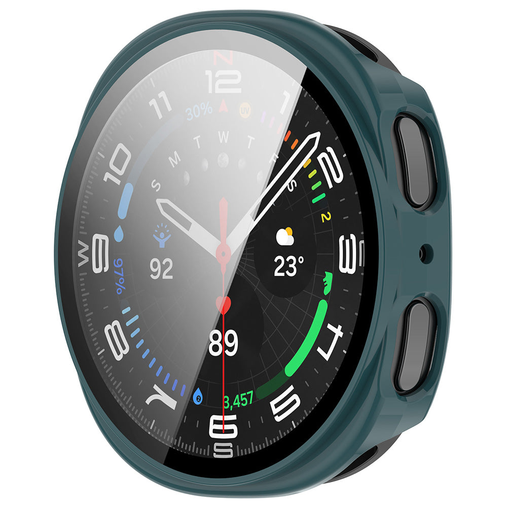 Techsuit - Defense360 Pro + Screen Protector - Samsung Galaxy Watch8 40mm - Deep Teal