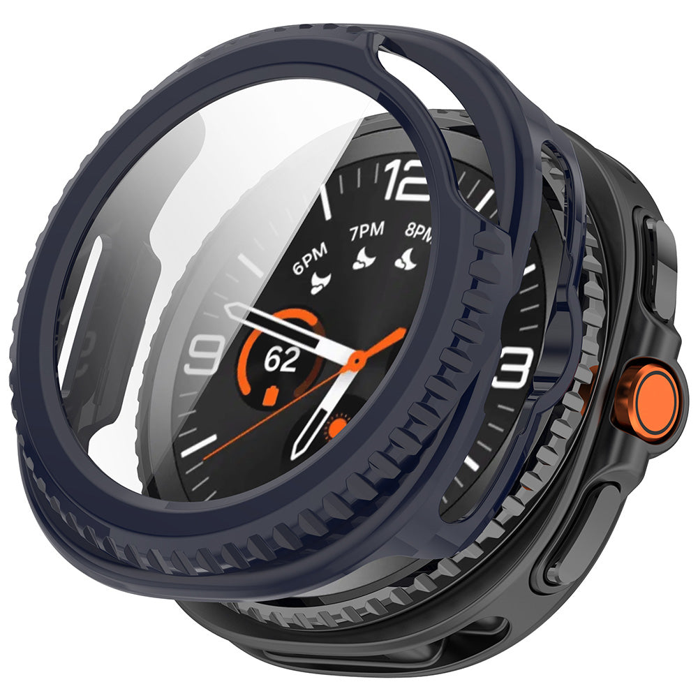 Techsuit - Defense360 Pro + Screen Protector - Samsung Galaxy Watch8 Classic - Oxford Blue
