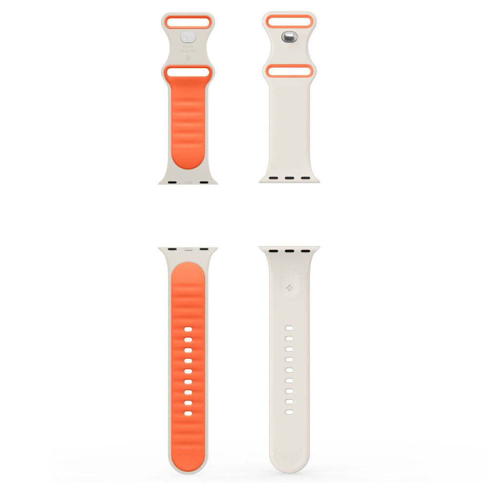 Spigen - Nano Pop (AMP09326) - Apple Watch 1/2/3/4/5/6/7/8/9/10/11/SE/SE 2/SE 3 (38/40/41/42mm) - Orange Beige