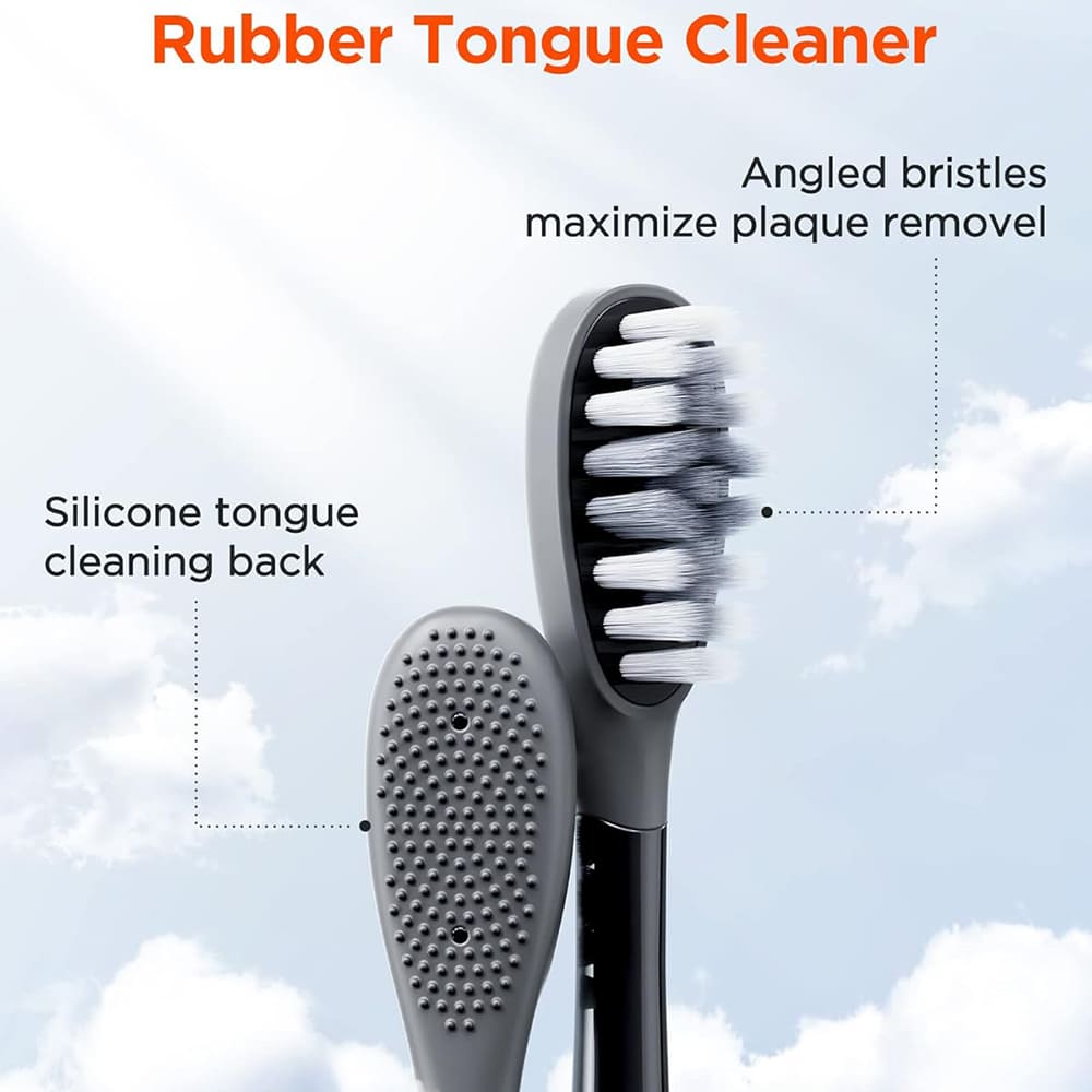 Bitvae - Toothbrush Heads (GCS22) - Gum Care, Ultra Soft Bristles, for Bitvae S2\S3, x4 - White