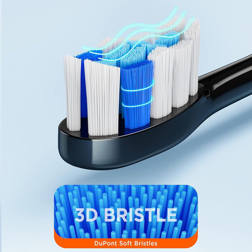 Bitvae - Toothbrush Heads (GCS2) - For Bitvae BVS2, x4 - Black