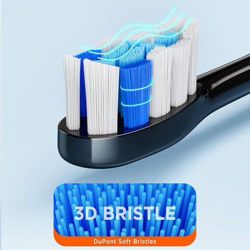 Bitvae - Toothbrush Heads (GCS2) - For Bitvae BVS2, x4 - Black