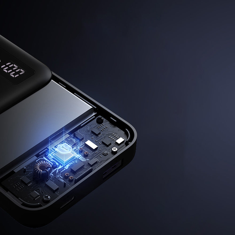 Ugreen - Power Bank PB311 (25742) - Fast Charging, LED Display, 10000mAh, USB, Type-C, PD3.0, 20W, 5V/3A - Black