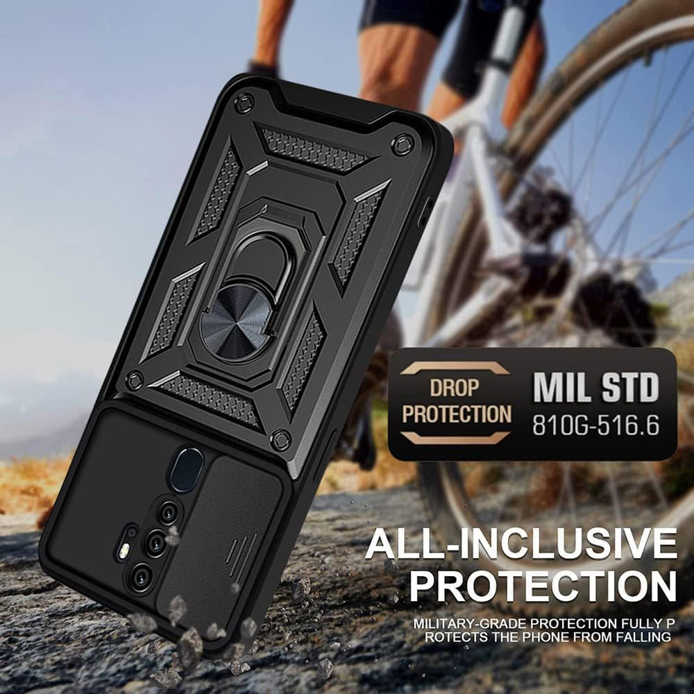 Techsuit - CamShield Series - Oppo A5 4G / A5 5G - Black