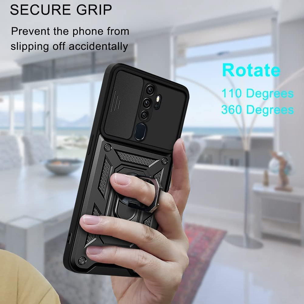 Techsuit - CamShield Series - Oppo A5 4G / A5 5G - Black