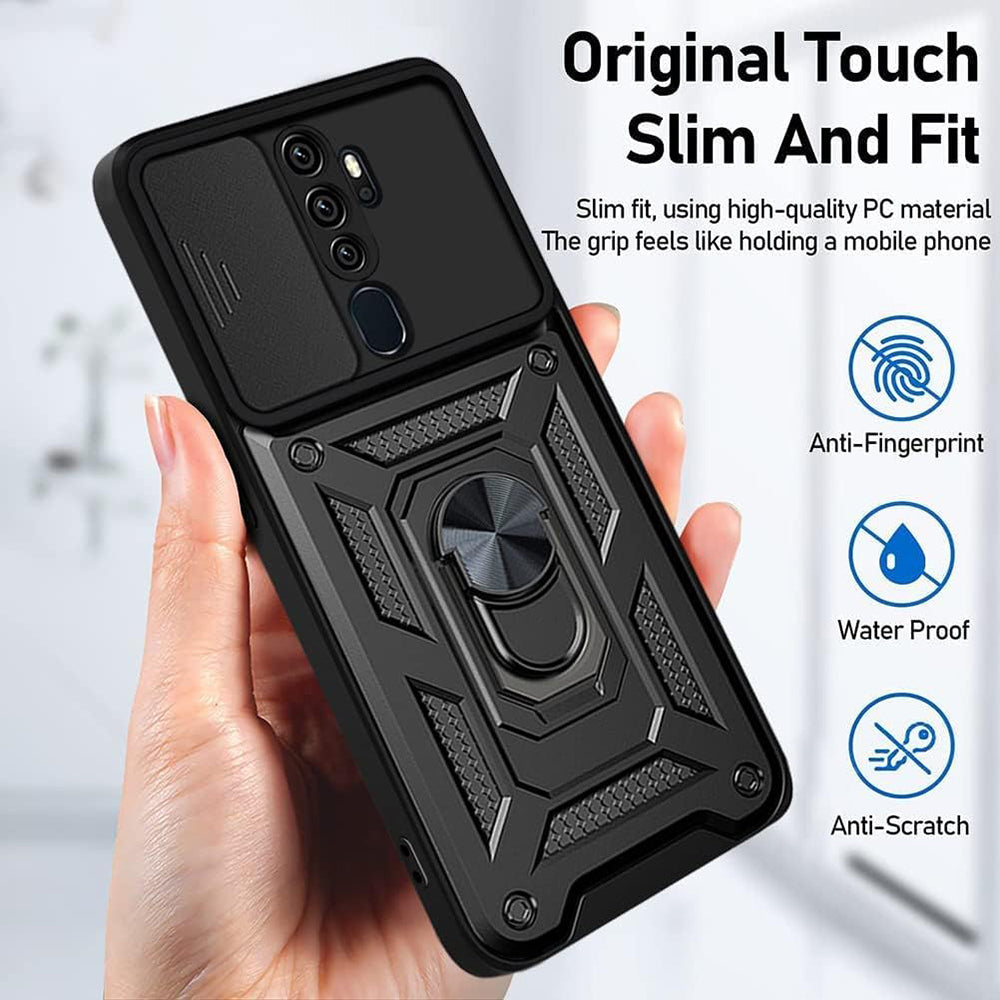 Techsuit - CamShield Series - Oppo A5 4G / A5 5G - Black