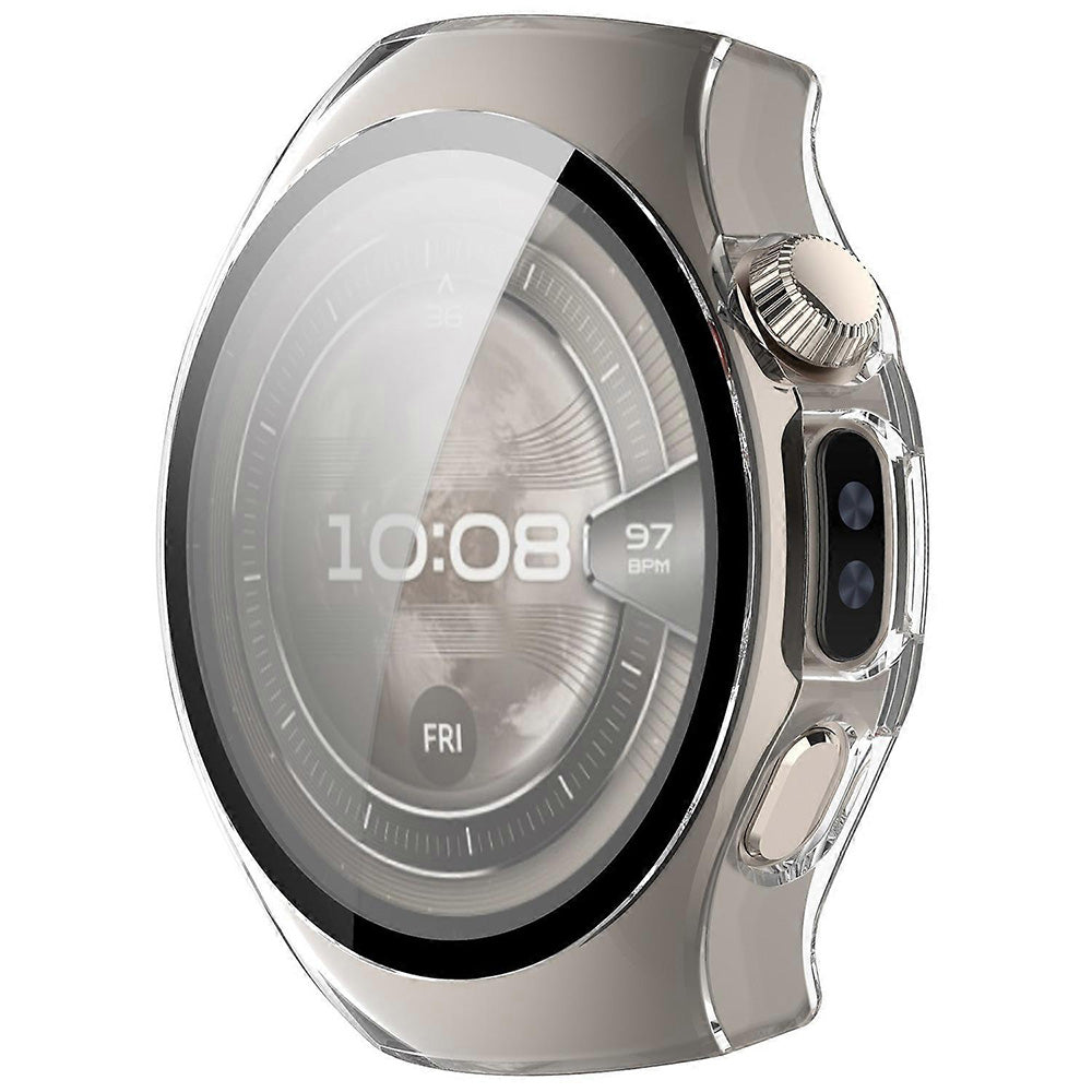 TechSuit Folie de protectie smartwatch Techsuit Defense360 Pro + Screen Protector compatibil cu Huawei Watch 5 42mm, Tra
