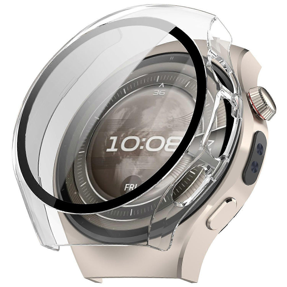 TechSuit Folie de protectie smartwatch Techsuit Defense360 Pro + Screen Protector compatibil cu Huawei Watch 5 42mm, Tra