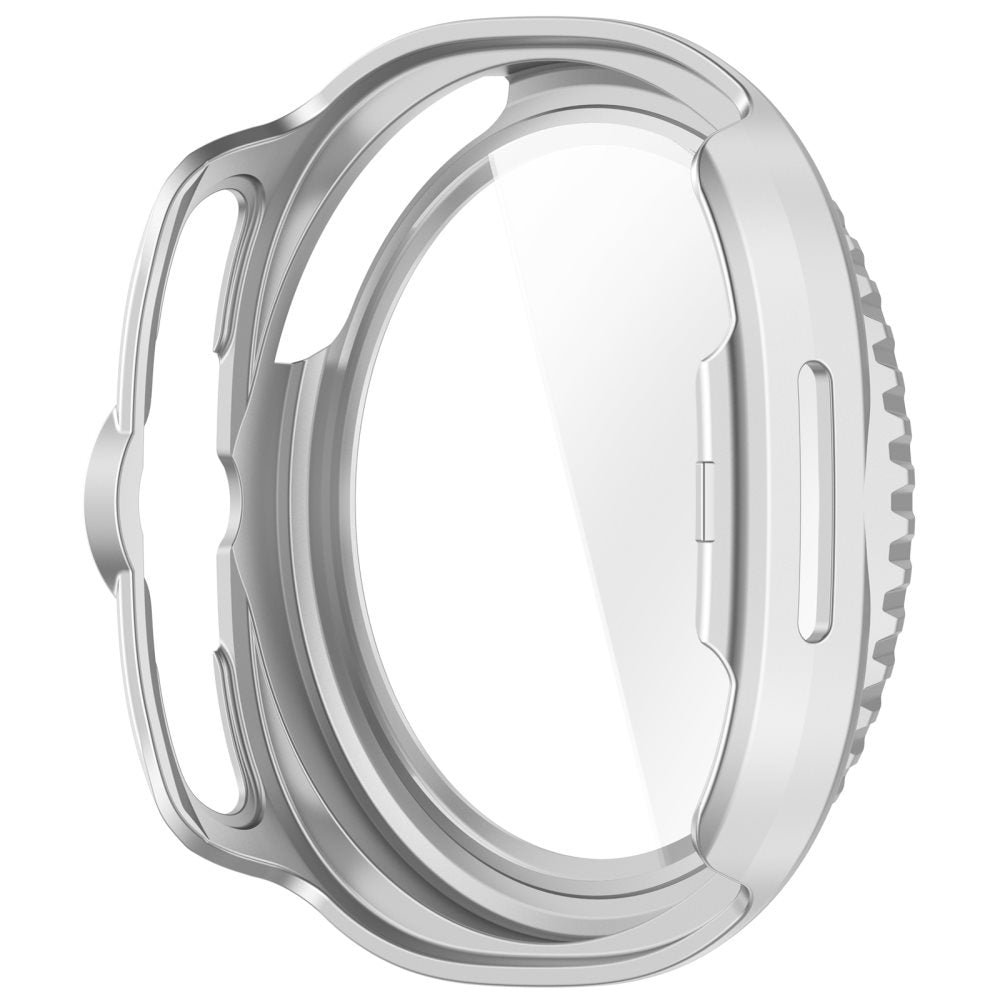 Techsuit - Defense360 Pro + Screen Protector - Samsung Galaxy Watch8 Classic - Silver