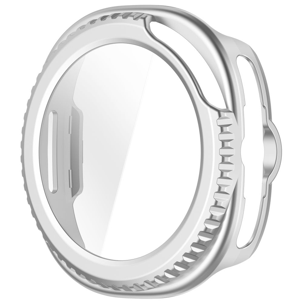 Techsuit - Defense360 Pro + Screen Protector - Samsung Galaxy Watch8 Classic - Silver