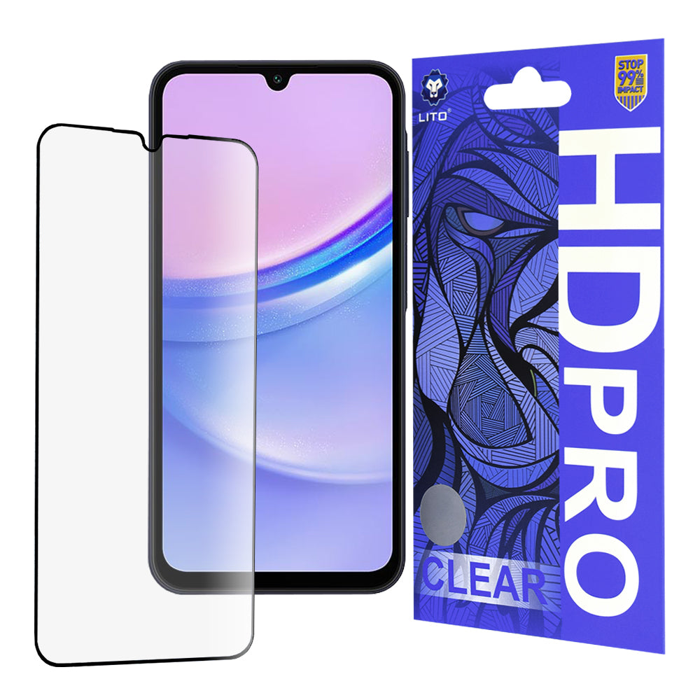 Lito - HD Pro Clear - Samsung Galaxy A15 4G / A15 5G / A24 / A25 5G - Black