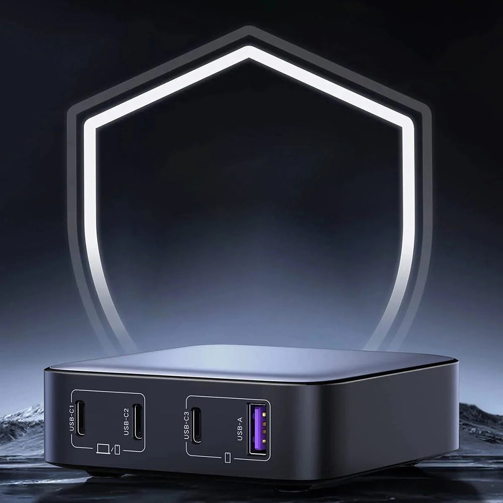 Ugreen - Charging Station Nexode CD328 (90928) - with Cable, USB, 3x Type-C, GaN II, 4in1, Fast Charging, 100W, 2m - Gre