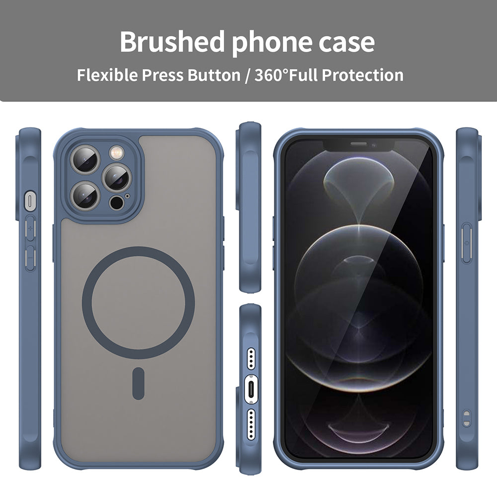 Techsuit - HaloFrost II MagSafe - iPhone 12 Pro Max - Navy Blue