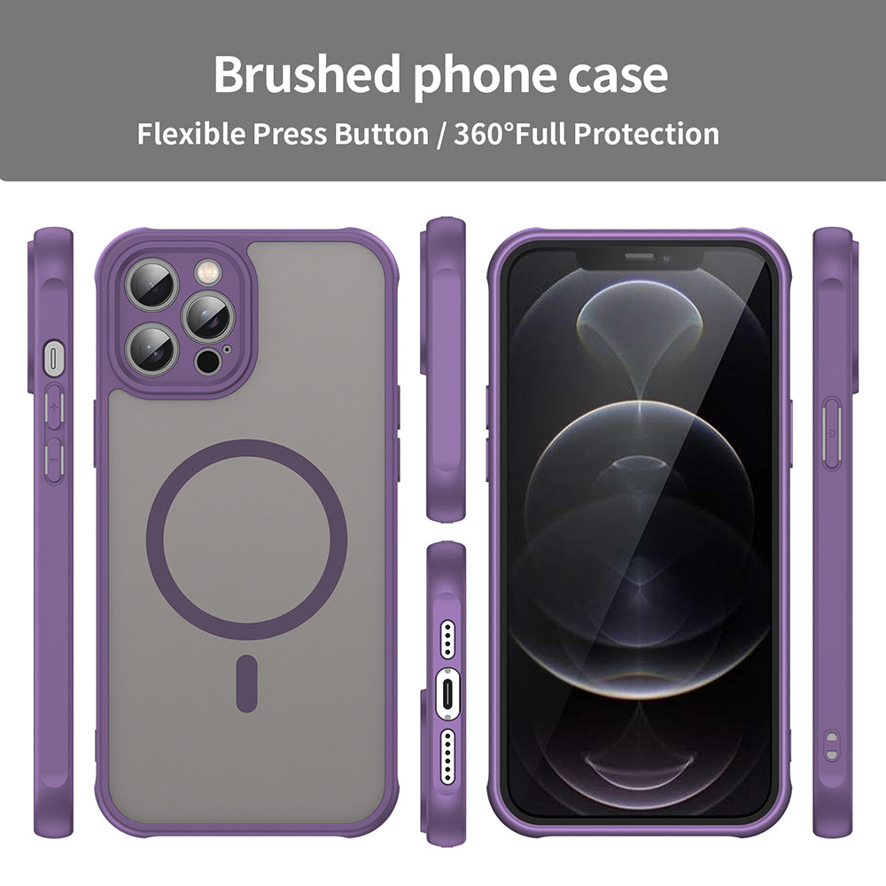 TechSuit Husa de protectie Techsuit HaloFrost II MagSafe compatibil cu iPhone 12 Pro Max, Mov – imagine 3