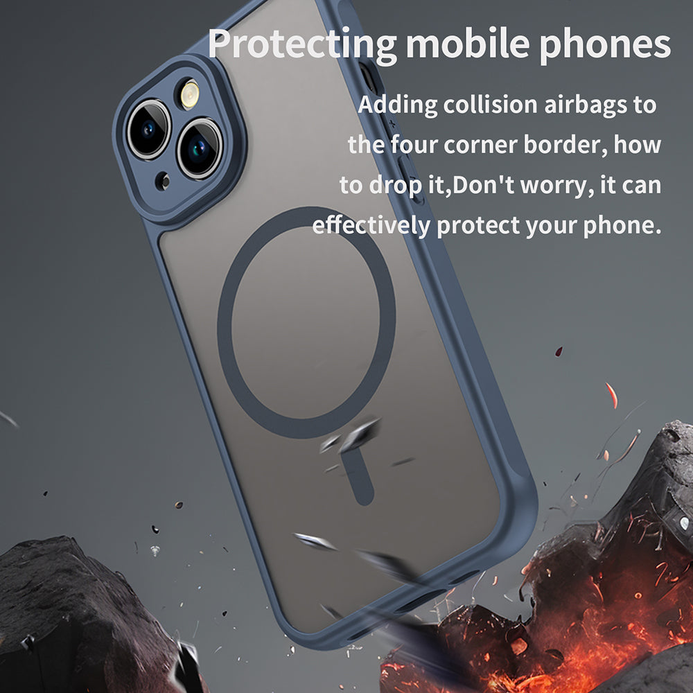 Techsuit - HaloFrost II MagSafe - iPhone 13 - Navy Blue
