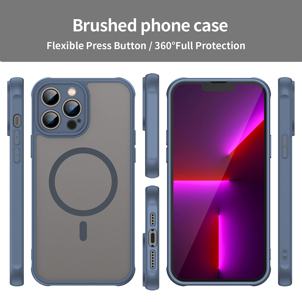 Techsuit - HaloFrost II MagSafe - iPhone 13 Pro Max - Navy Blue