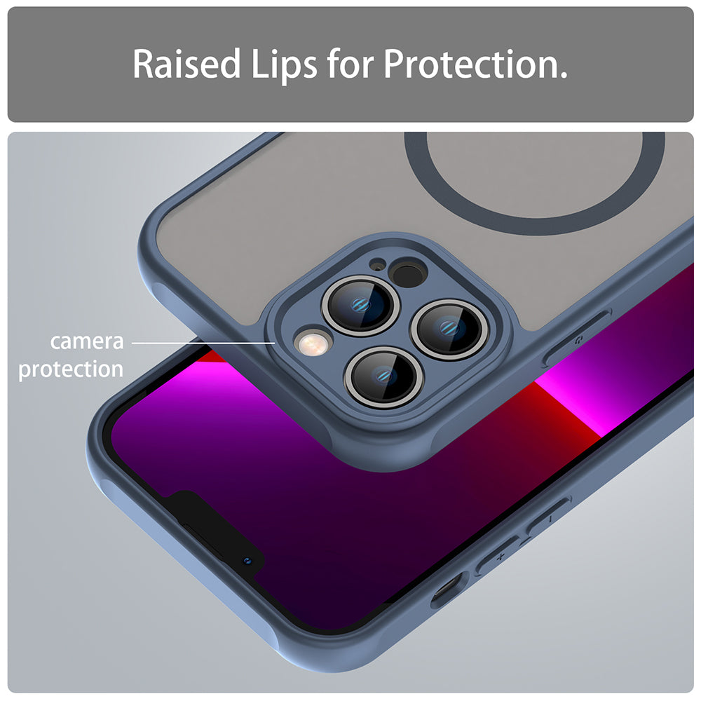 Techsuit - HaloFrost II MagSafe - iPhone 13 Pro Max - Navy Blue