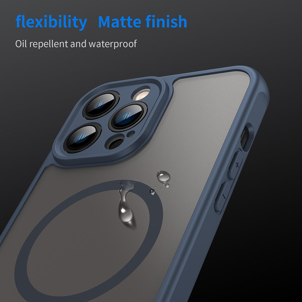 Techsuit - HaloFrost II MagSafe - iPhone 13 Pro Max - Navy Blue