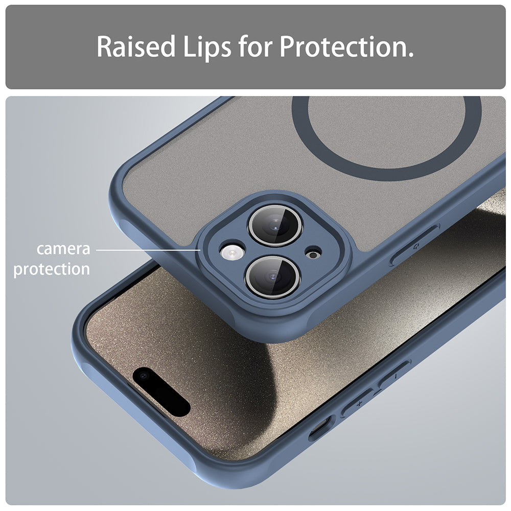 Techsuit - HaloFrost II MagSafe - iPhone 15 - Navy Blue