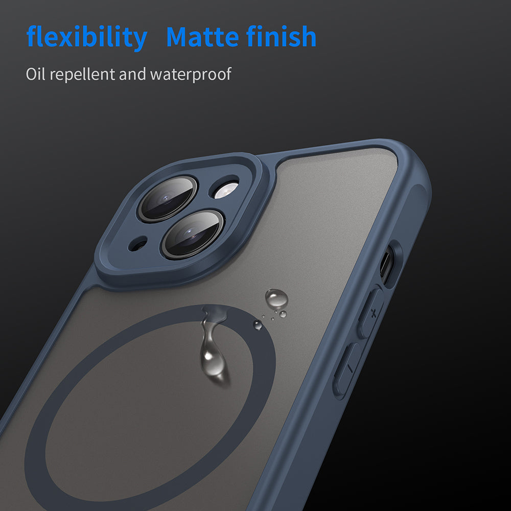 Techsuit - HaloFrost II MagSafe - iPhone 15 - Navy Blue