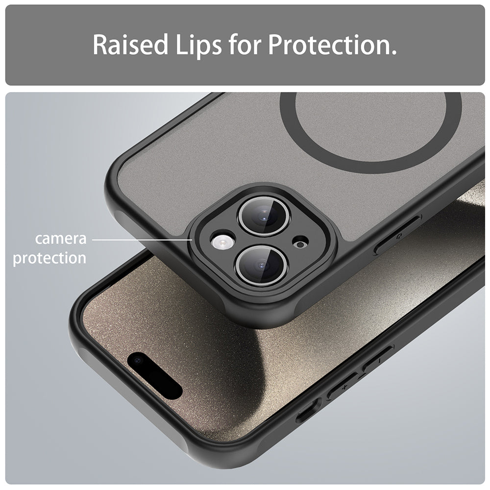 Techsuit - HaloFrost II MagSafe - iPhone 15 Plus - Black