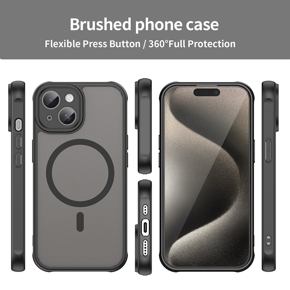Techsuit - HaloFrost II MagSafe - iPhone 15 Plus - Black