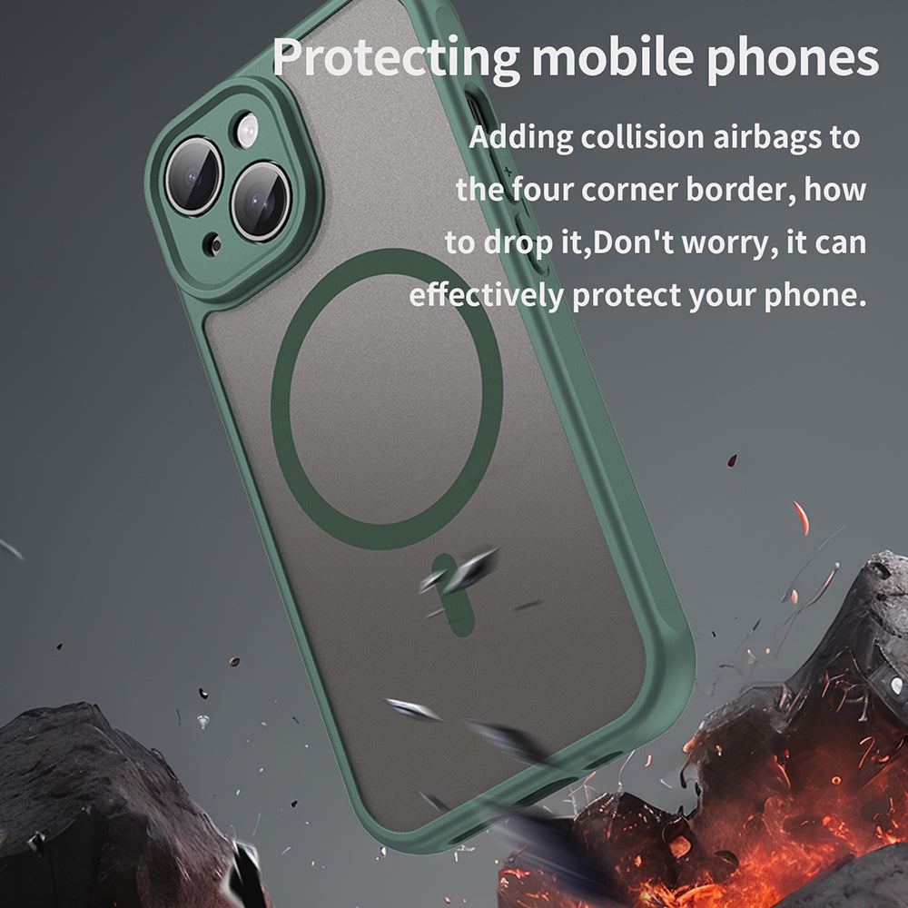 Techsuit - HaloFrost II MagSafe - iPhone 15 Plus - Green