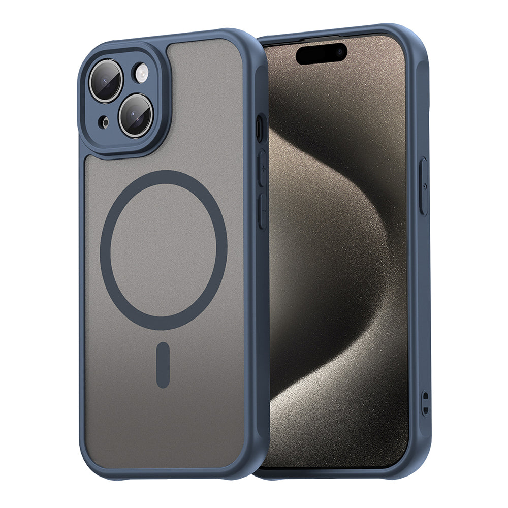 Techsuit - HaloFrost II MagSafe - iPhone 15 Plus - Navy Blue