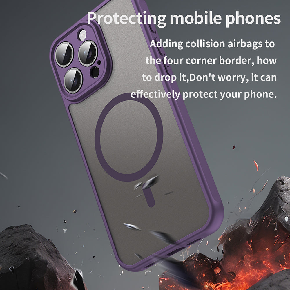 Techsuit - HaloFrost II MagSafe - iPhone 15 Pro - Purple