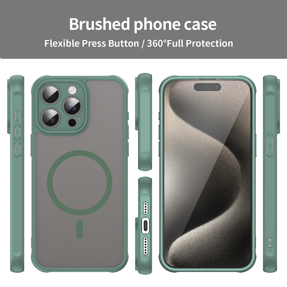 Techsuit - HaloFrost II MagSafe - iPhone 15 Pro Max - Green