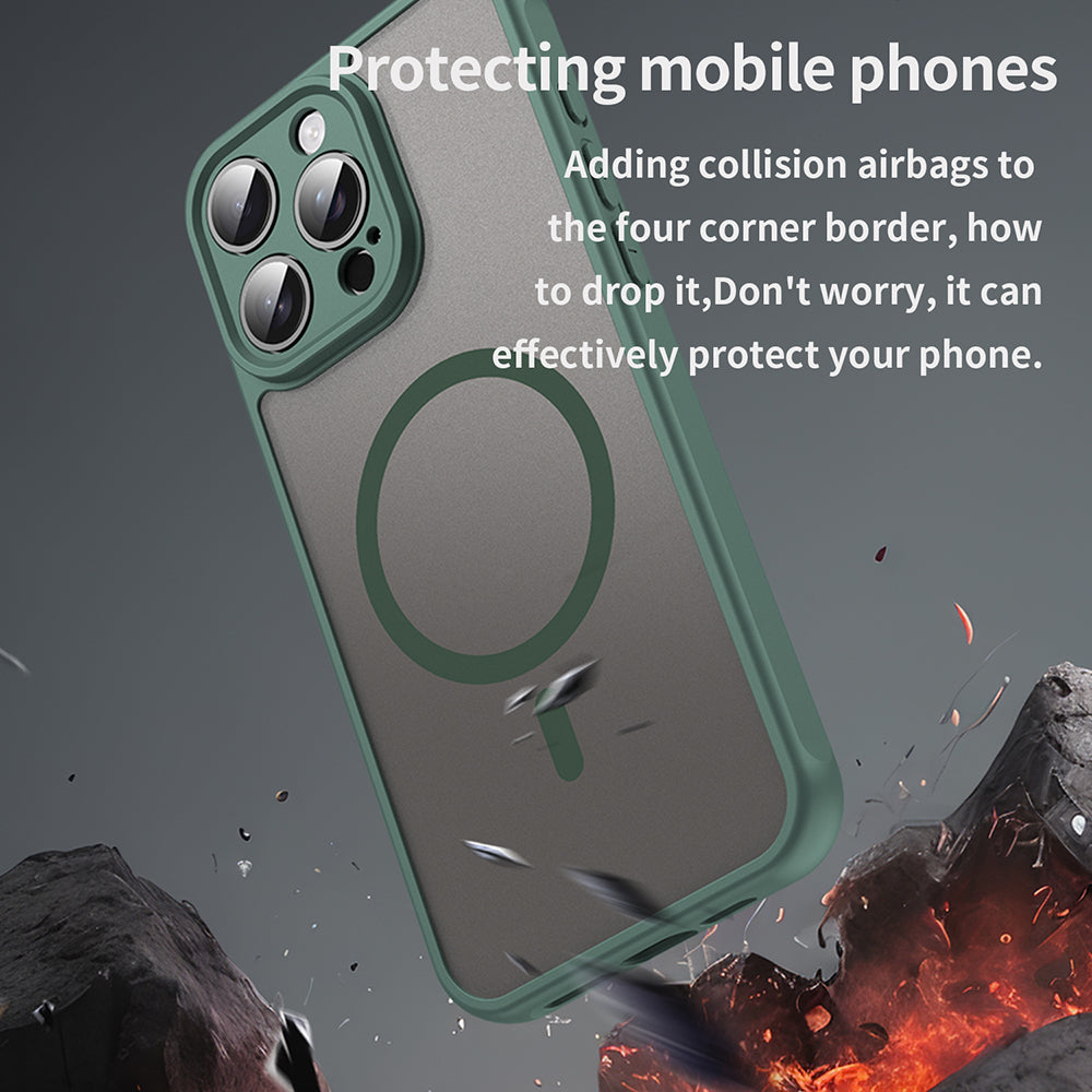 Techsuit - HaloFrost II MagSafe - iPhone 15 Pro Max - Green