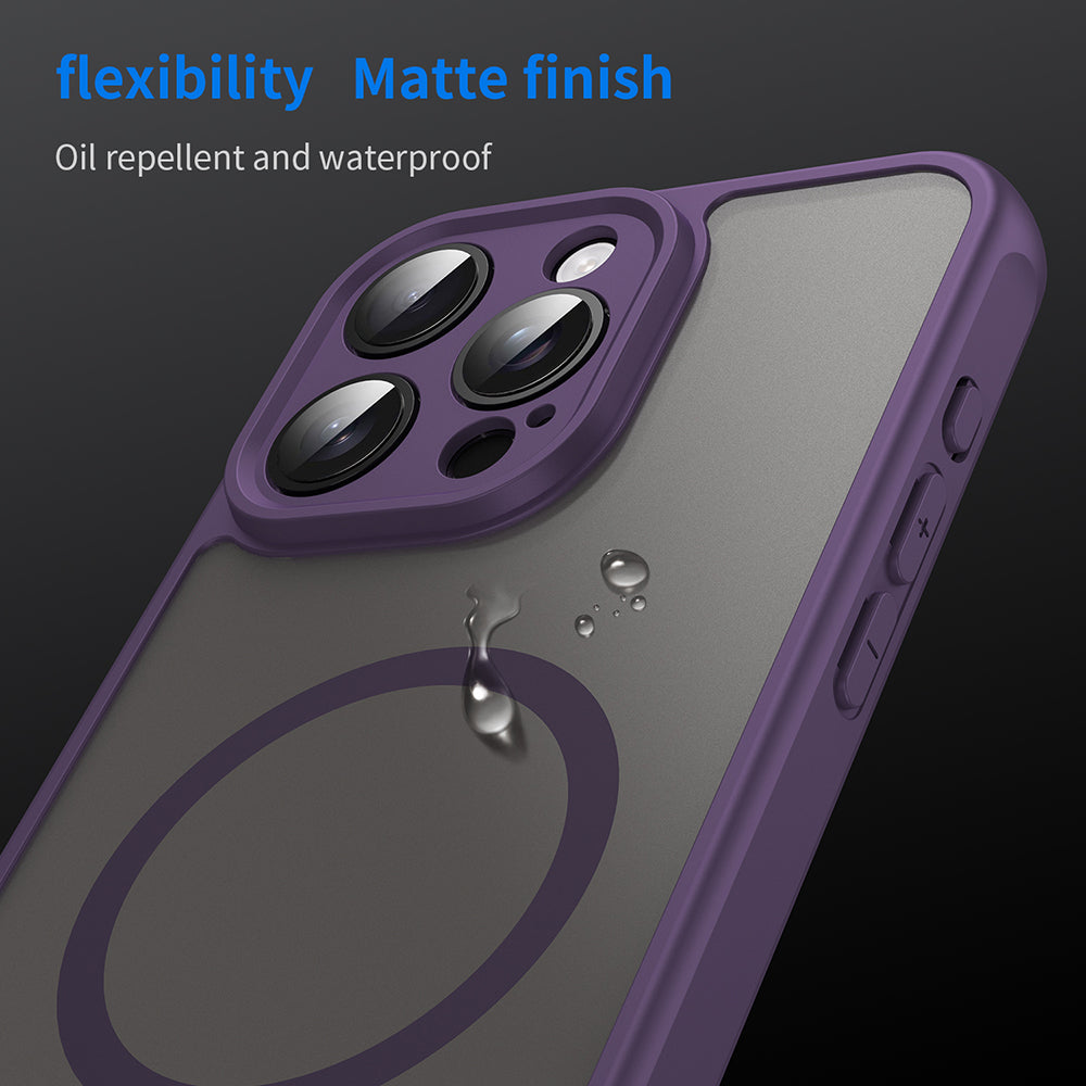 Techsuit - HaloFrost II MagSafe - iPhone 15 Pro Max - Purple