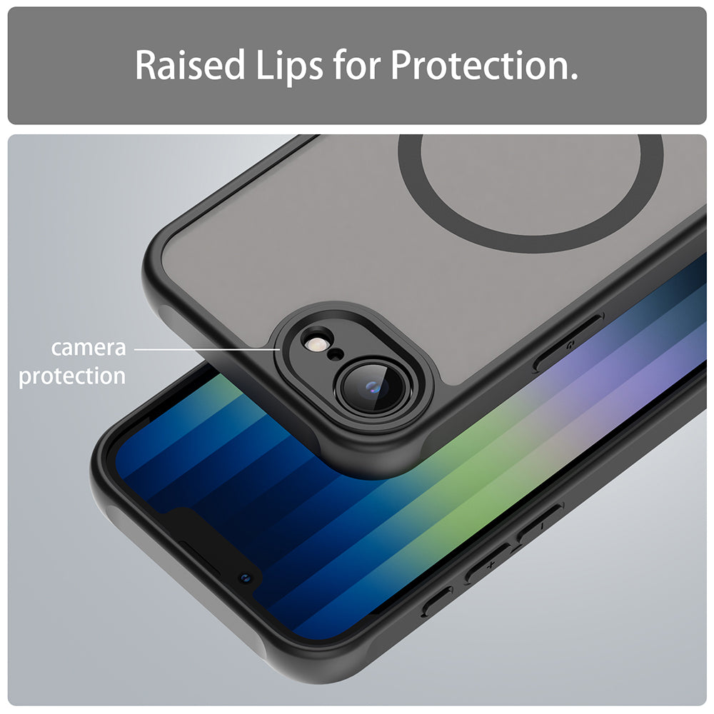 TechSuit Husa de protectie Techsuit HaloFrost II MagSafe compatibil cu iPhone 16e / iPhone 17e, Negru – imagine 5