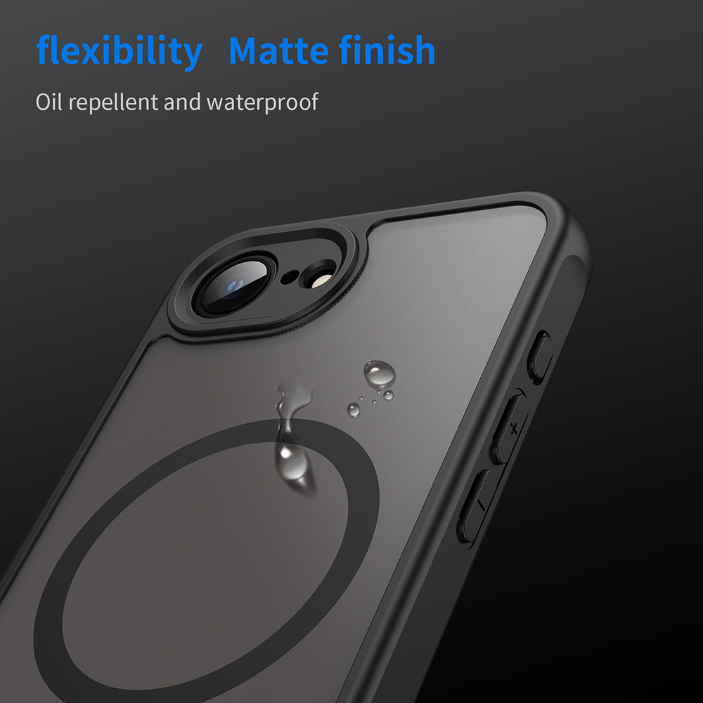 TechSuit Husa de protectie Techsuit HaloFrost II MagSafe compatibil cu iPhone 16e / iPhone 17e, Negru – imagine 6