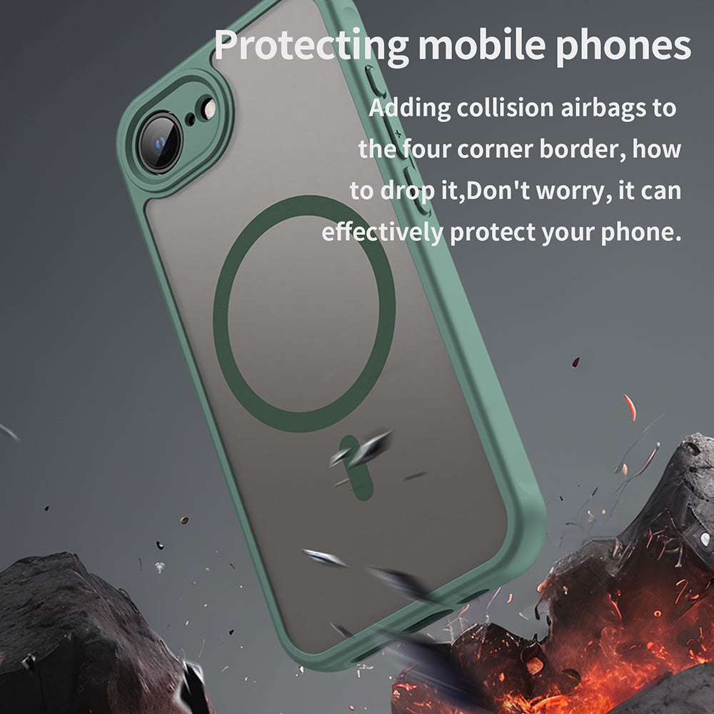 Techsuit - HaloFrost II MagSafe - iPhone 16e / iPhone 17e - Green