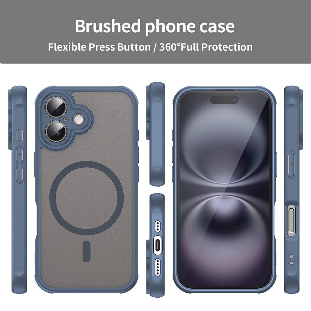 Techsuit - HaloFrost II MagSafe - iPhone 16 - Navy Blue