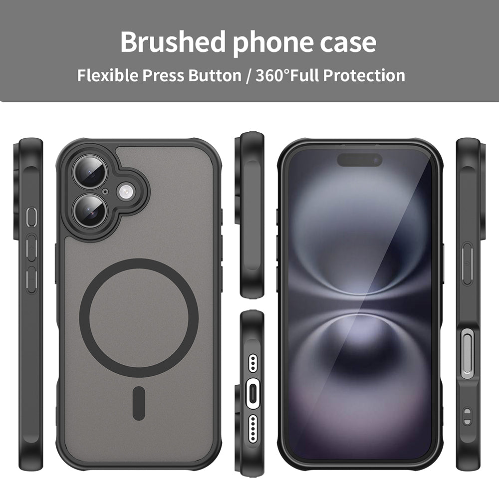 TechSuit Husa de protectie Techsuit HaloFrost II MagSafe compatibil cu iPhone 16 Plus, Negru – imagine 3