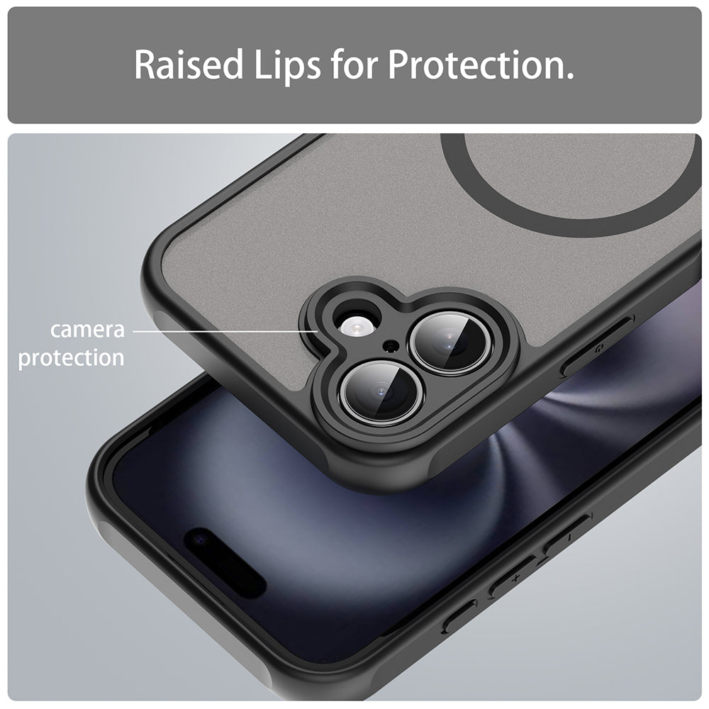 TechSuit Husa de protectie Techsuit HaloFrost II MagSafe compatibil cu iPhone 16 Plus, Negru – imagine 4