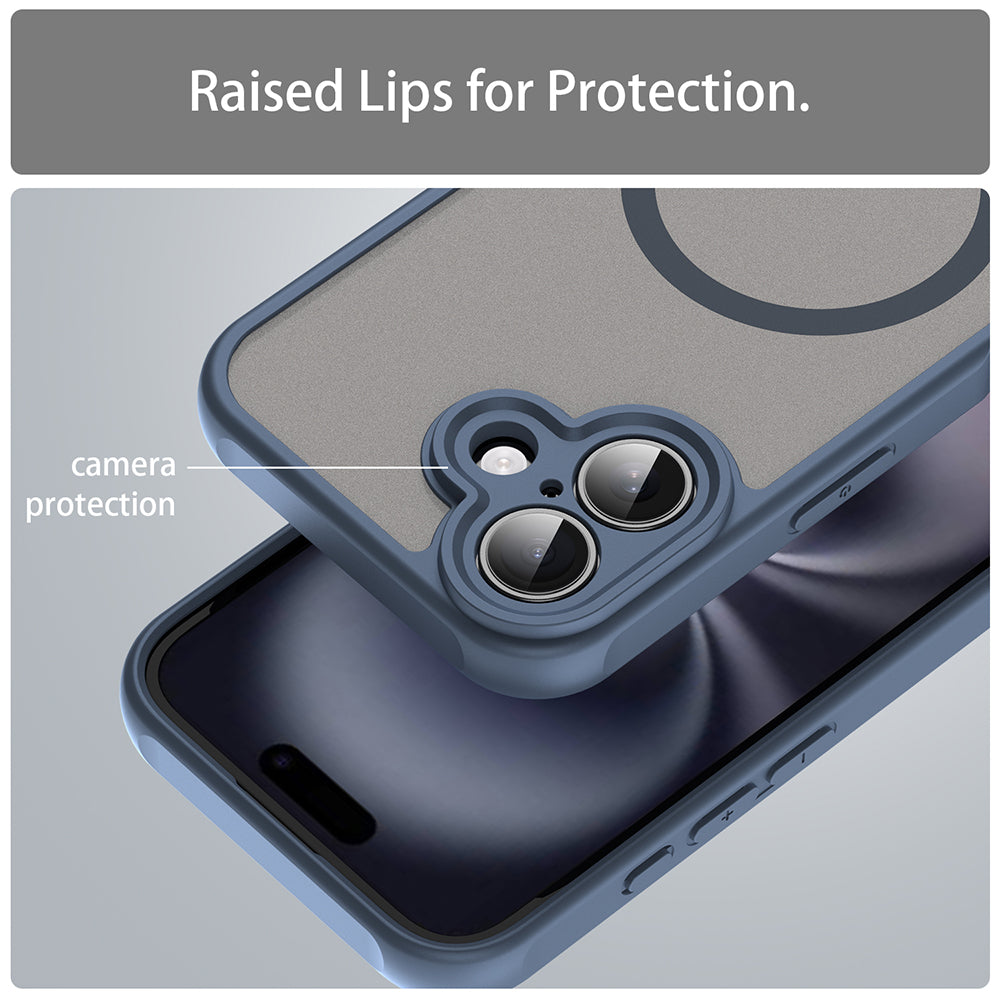 Techsuit - HaloFrost II MagSafe - iPhone 16 Plus - Navy Blue