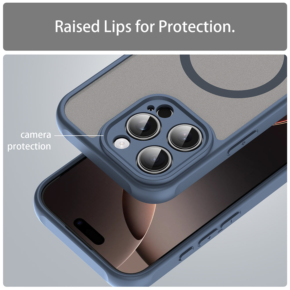 Techsuit - HaloFrost II MagSafe - iPhone 16 Pro - Navy Blue