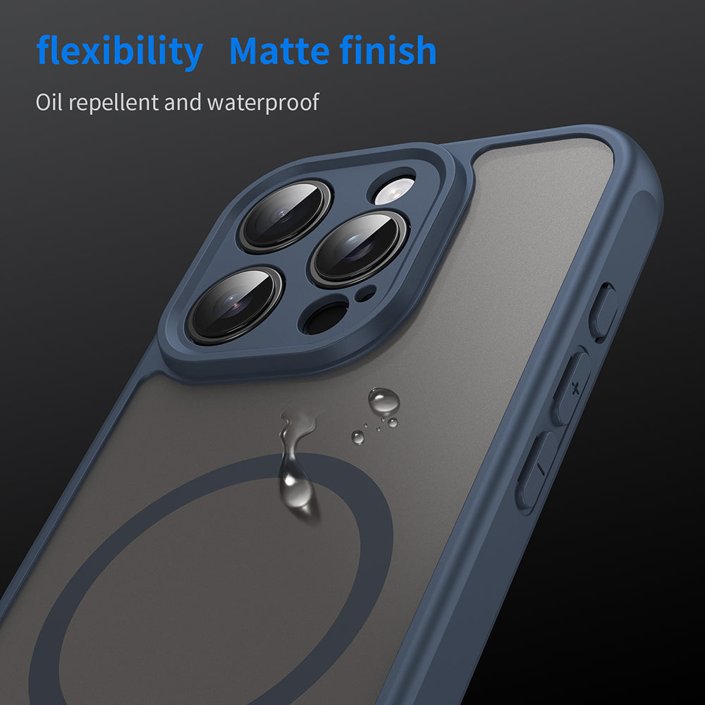 Techsuit - HaloFrost II MagSafe - iPhone 16 Pro - Navy Blue
