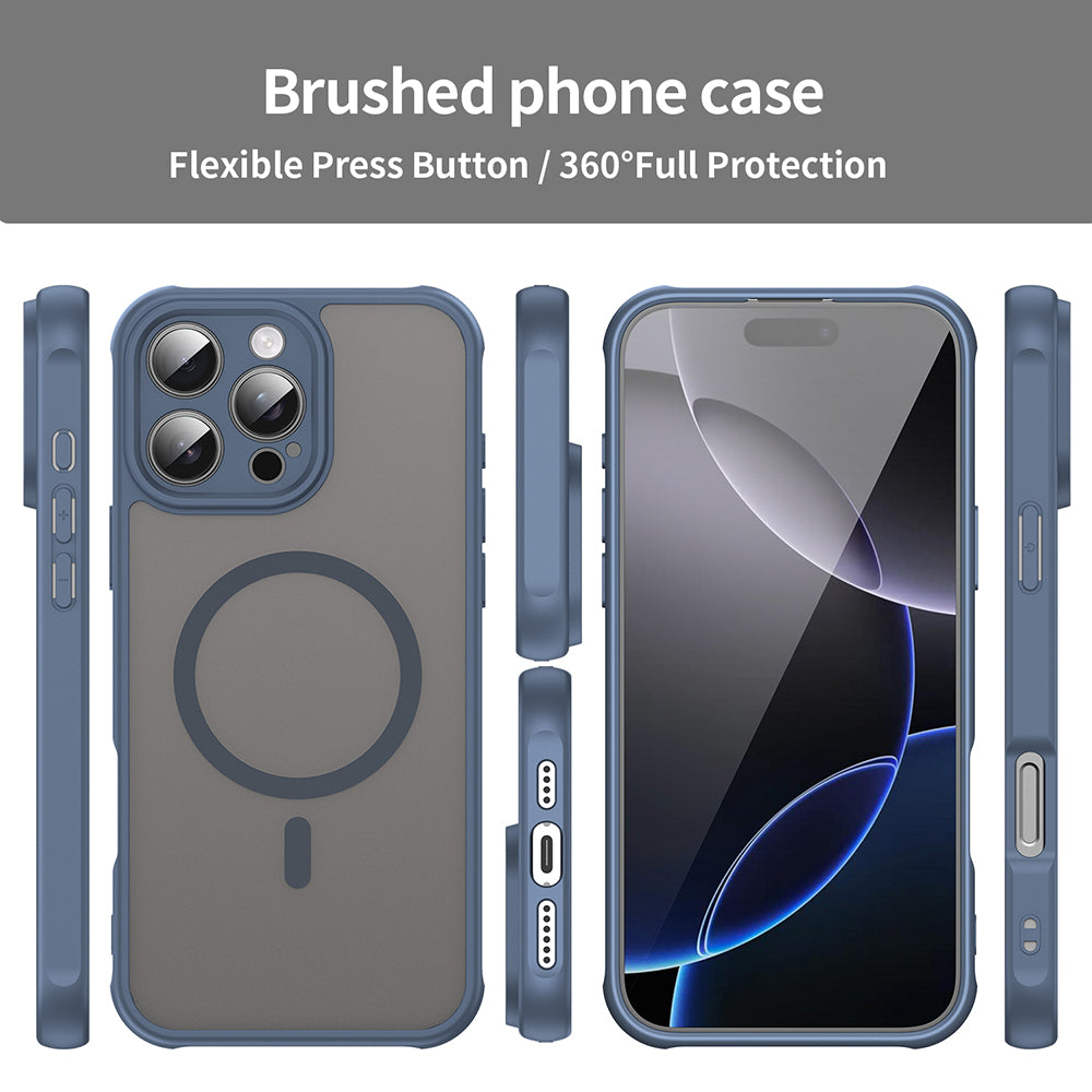 Techsuit - HaloFrost II MagSafe - iPhone 16 Pro Max - Navy Blue